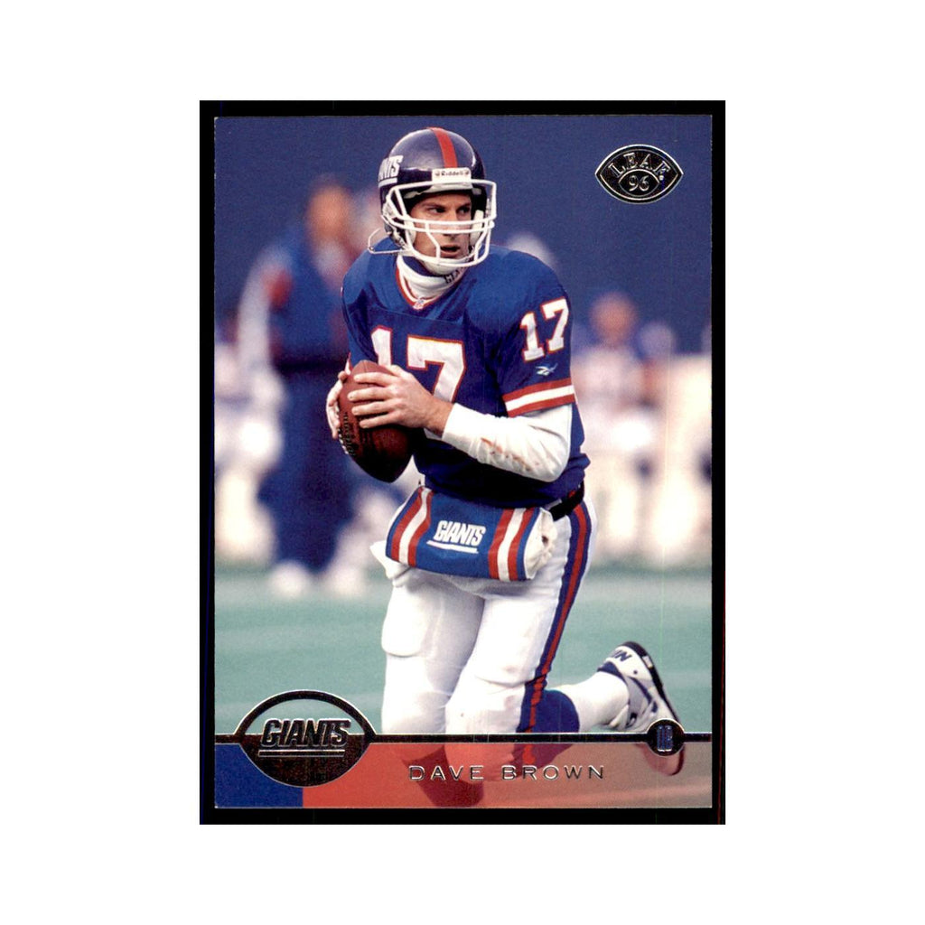 1996 Leaf Dave Brown Giants #132