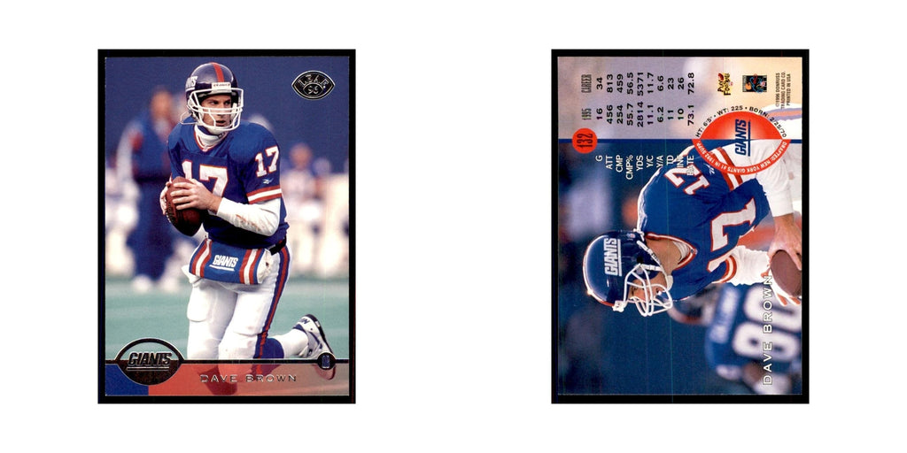 1996 Leaf Dave Brown Giants #132