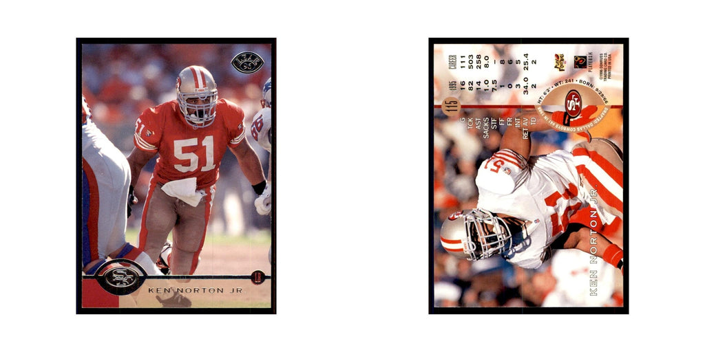 1996 Leaf Ken Norton Jr. 49ers #115