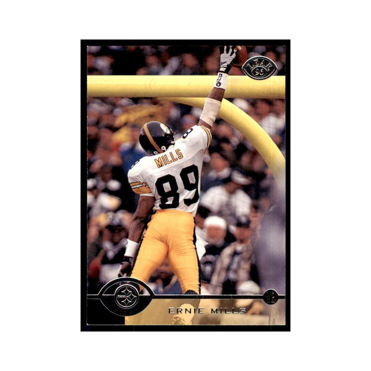 1996 Leaf Ernie Mills Steelers #104