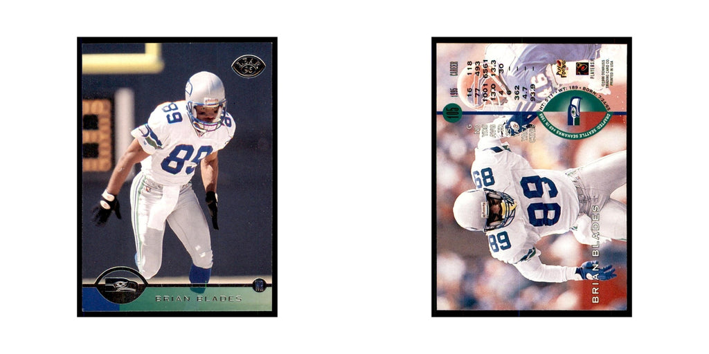 1996 Leaf Brian Blades Seahawks #105