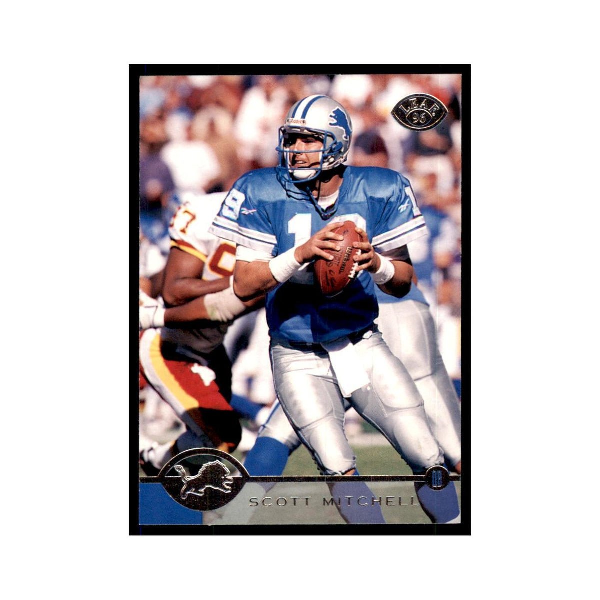 1996 Leaf Scott Mitchell Lions #57
