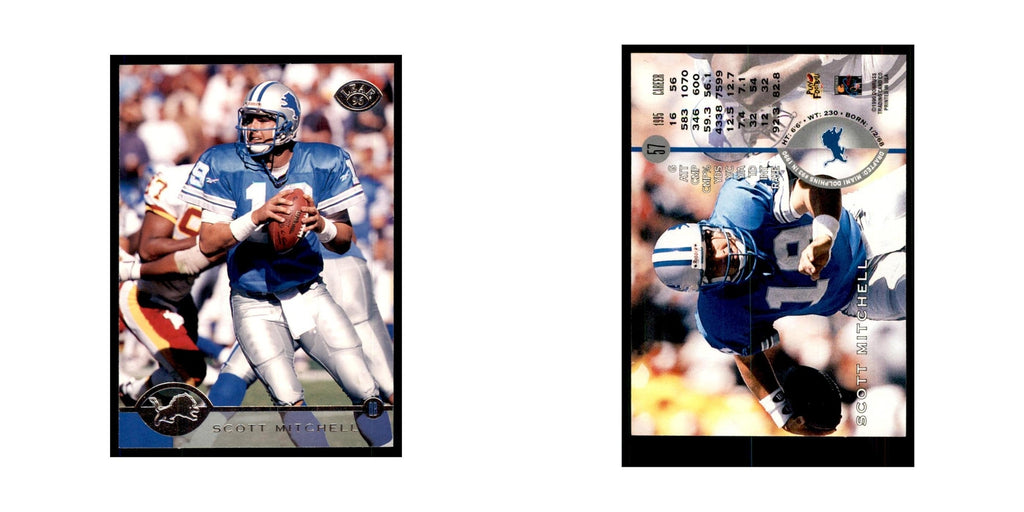 1996 Leaf Scott Mitchell Lions #57