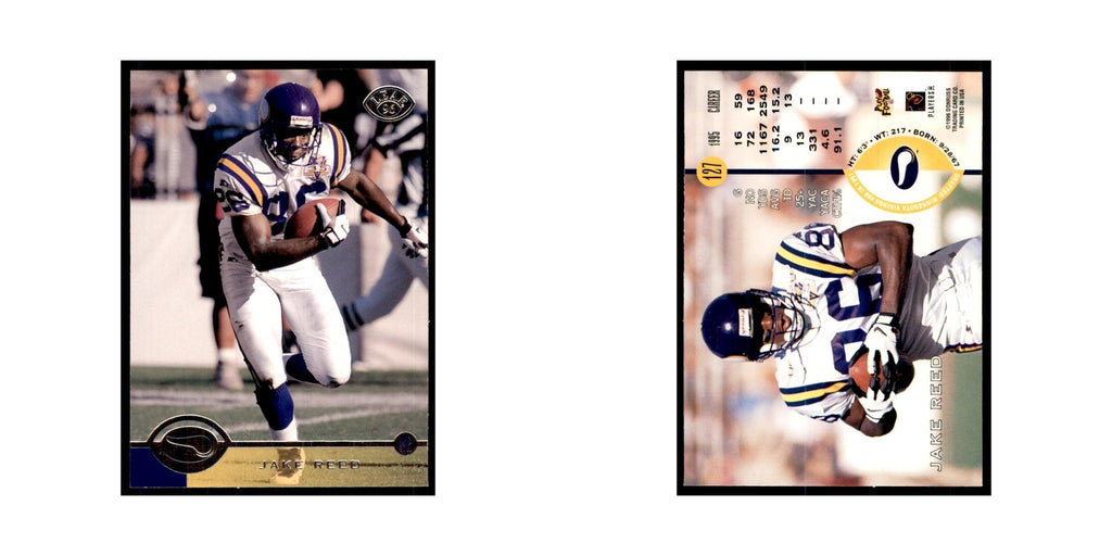 1996 Leaf Jake Reed Vikings #127