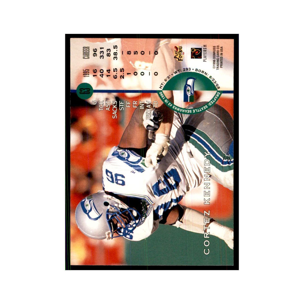 1996 Leaf Cortez Kennedy Seahawks #63