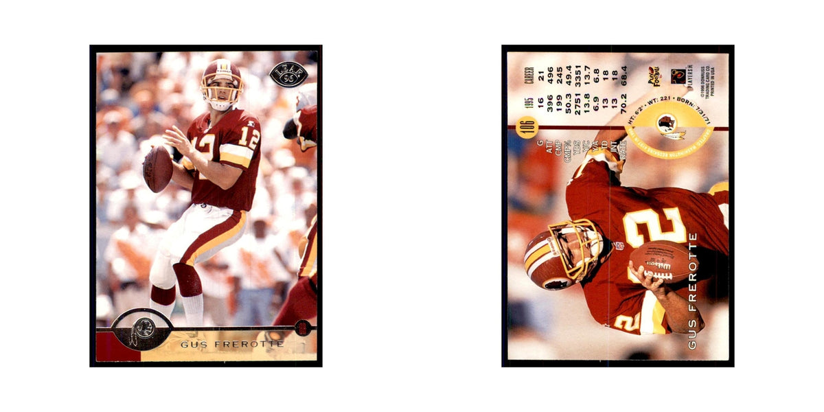 1996 Leaf Gus Frerotte Redskins #106