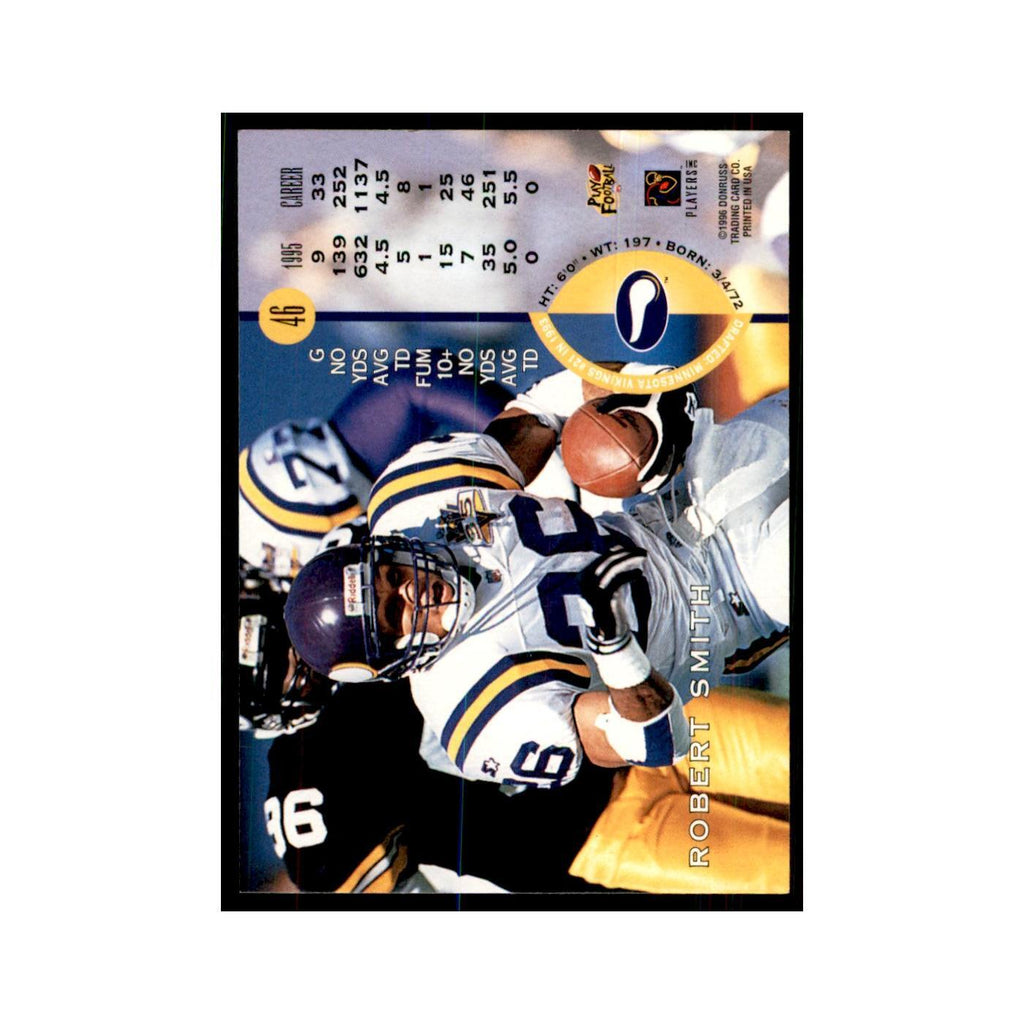 1996 Leaf Robert Smith Vikings #46