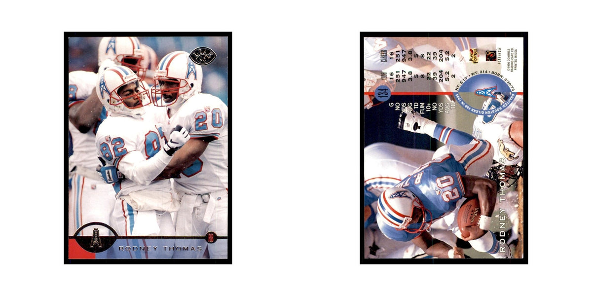 1996 Leaf Rodney Thomas Houston Oilers #134