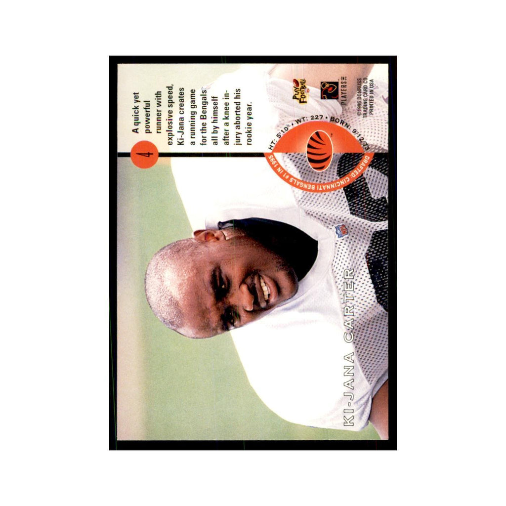 1996 Leaf Ki-Jana Carter Bengals #4