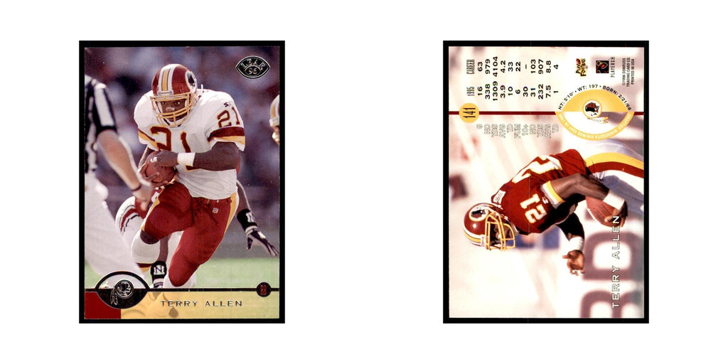 1996 Leaf Terry Allen Redskins #141