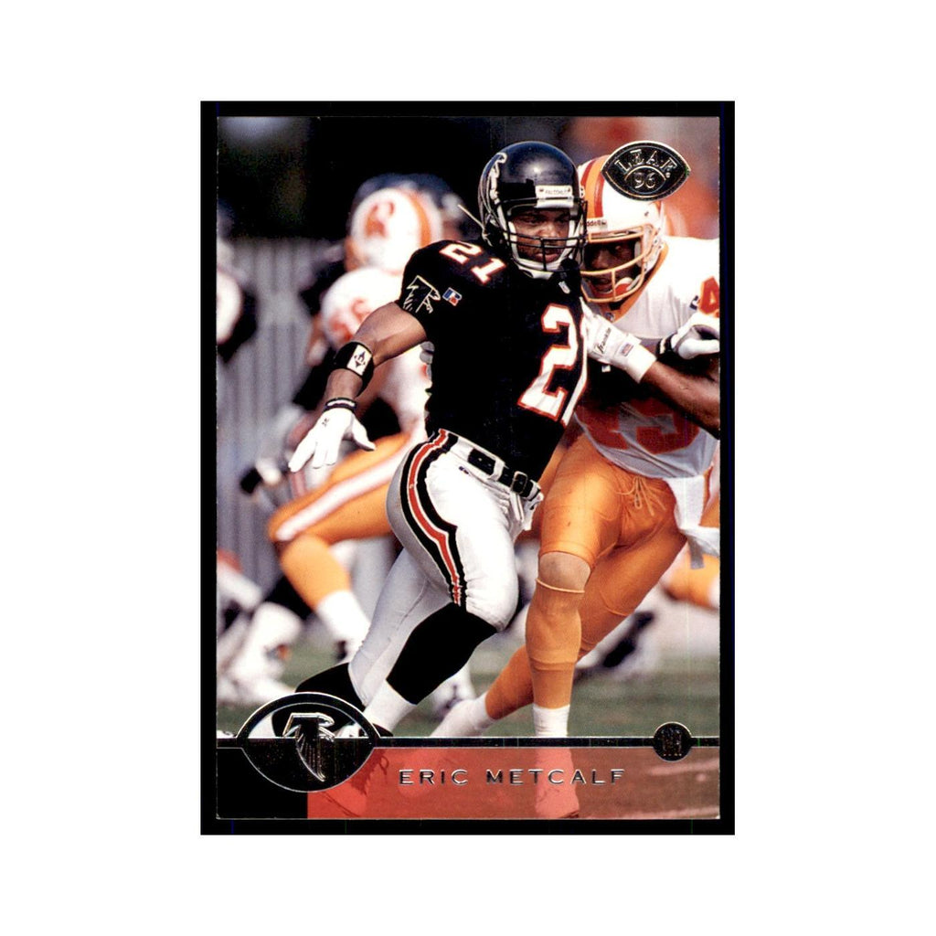 1996 Leaf Eric Metcalf Falcons #26