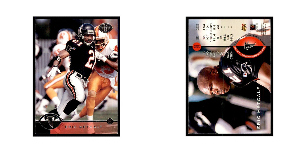 1996 Leaf Eric Metcalf Falcons #26
