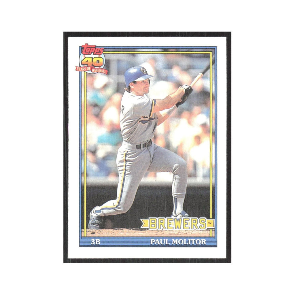 1991 O-Pee-Chee Paul Molitor Brewers #95