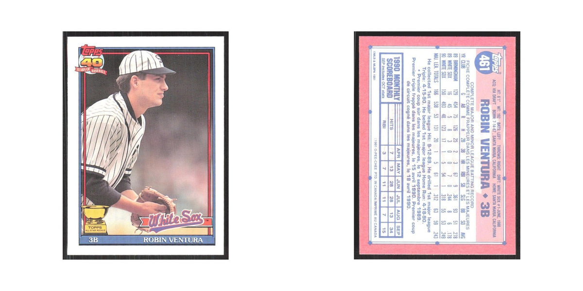 1991 O-Pee-Chee Robin Ventura Gold Cup White Sox #461