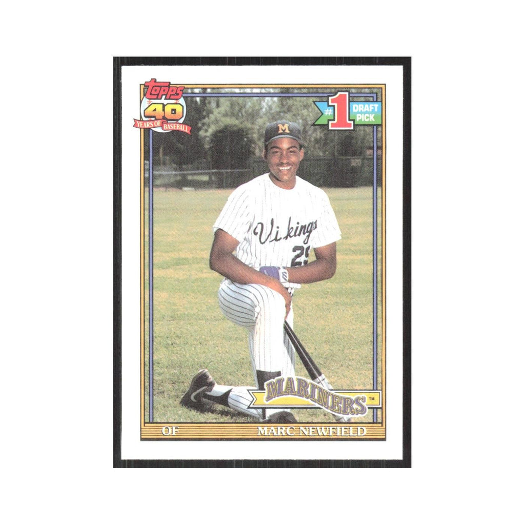1991 O-Pee-Chee Marc Newfield RC Mariners #529