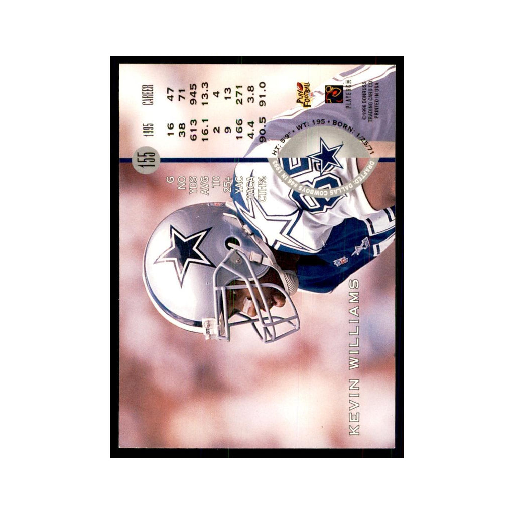 1996 Leaf Kevin Williams Cowboys #155