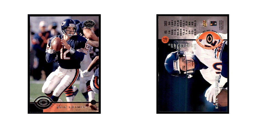 1996 Leaf Erik Kramer Bears #156