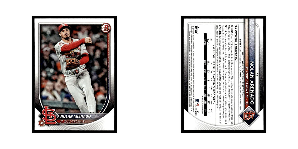 2025 Bowman Nolan Arenado Cardinals #68