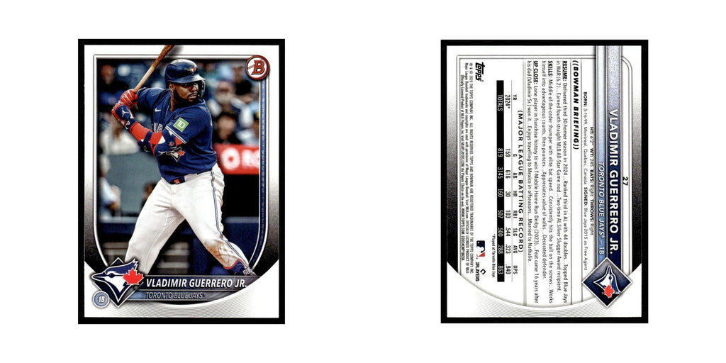 2025 Bowman Vladimir Guerrero Jr. Blue Jays #27