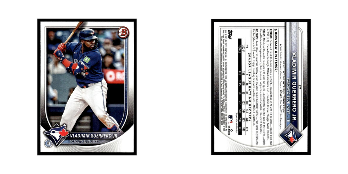 2025 Bowman Vladimir Guerrero Jr. Blue Jays #27