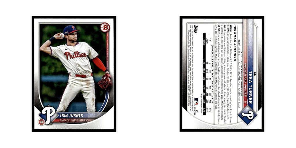 2025 Bowman Trea Turner Phillies #65