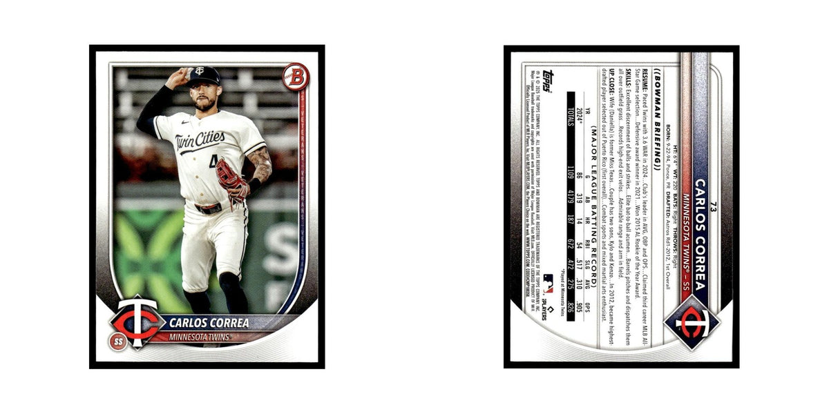 2025 Bowman Carlos Correa Twins #73