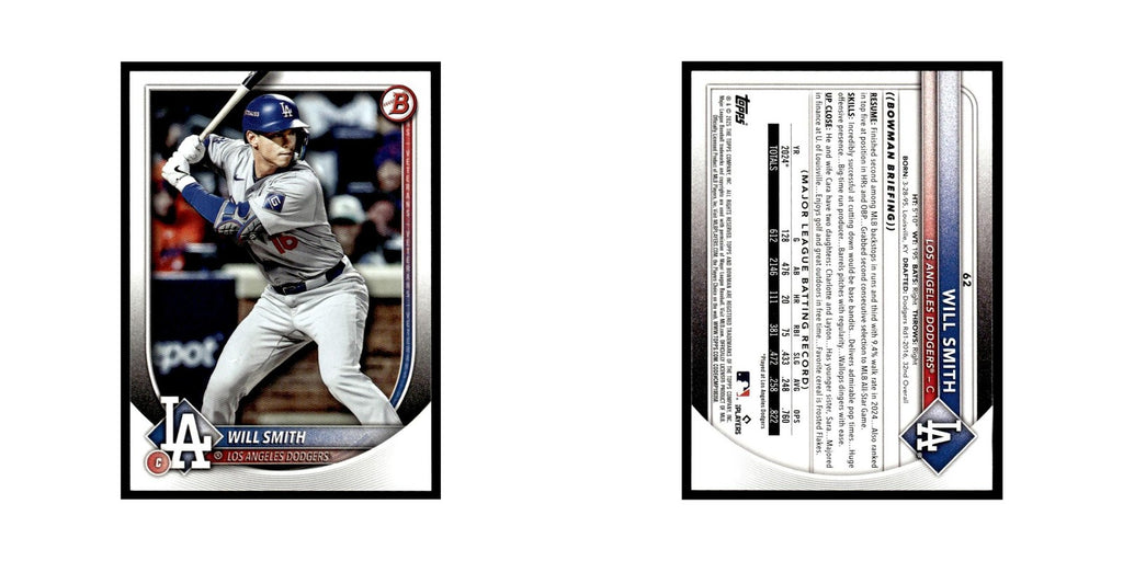 2025 Bowman Will Smith Dodgers #62