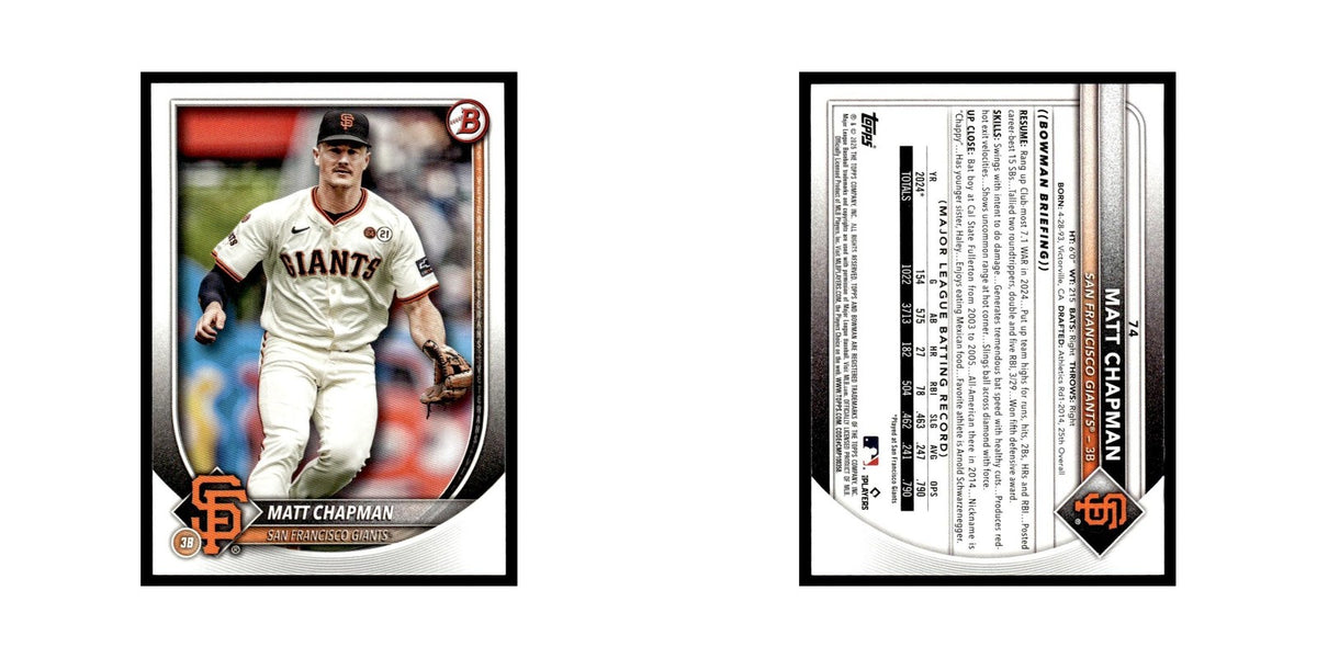 2025 Bowman Matt Chapman Giants #74