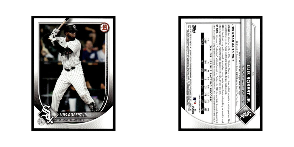 2025 Bowman Luis Robert Jr. White Sox #88