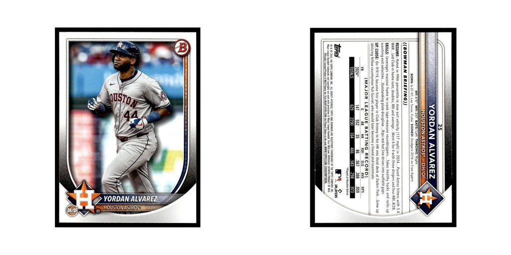 2025 Bowman Yordan Alvarez Astros #25