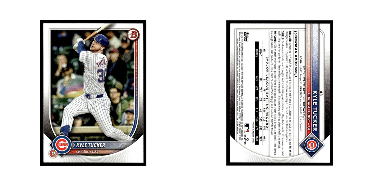 2025 Bowman Kyle Tucker Cubs #43
