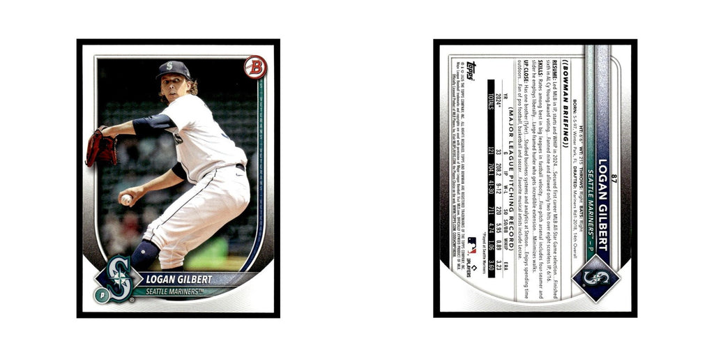 2025 Bowman Logan Gilbert Mariners #87