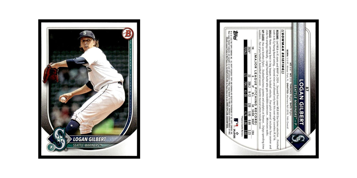 2025 Bowman Logan Gilbert Mariners #87