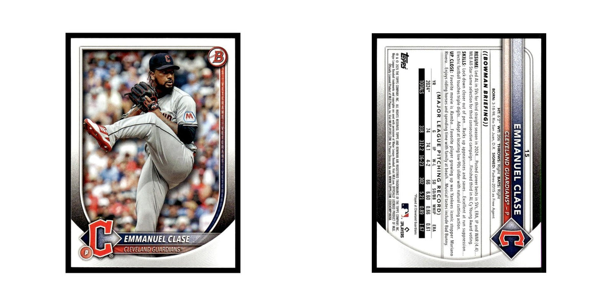 2025 Bowman Emmanuel Clase Guardians #15