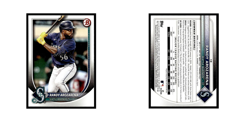 2025 Bowman Randy Arozarena Mariners #19