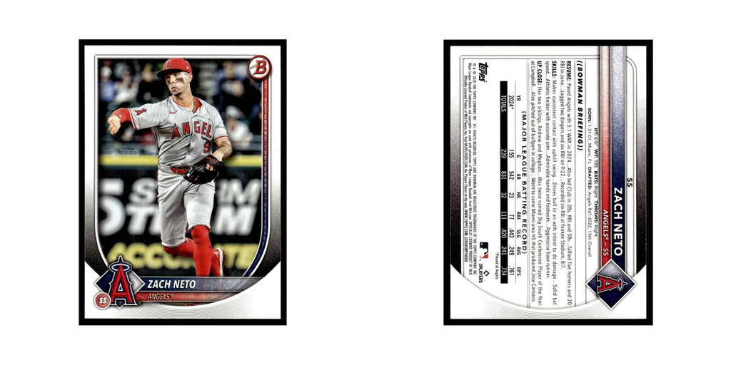 2025 Bowman Zach Neto Angels #55