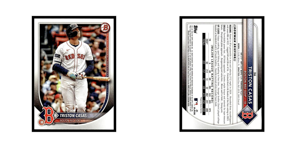 2025 Bowman Triston Casas Red Sox #36