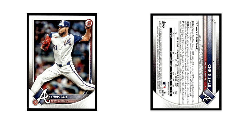 2025 Bowman Chris Sale Braves #82