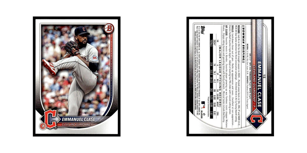 2025 Bowman Emmanuel Clase Guardians #15