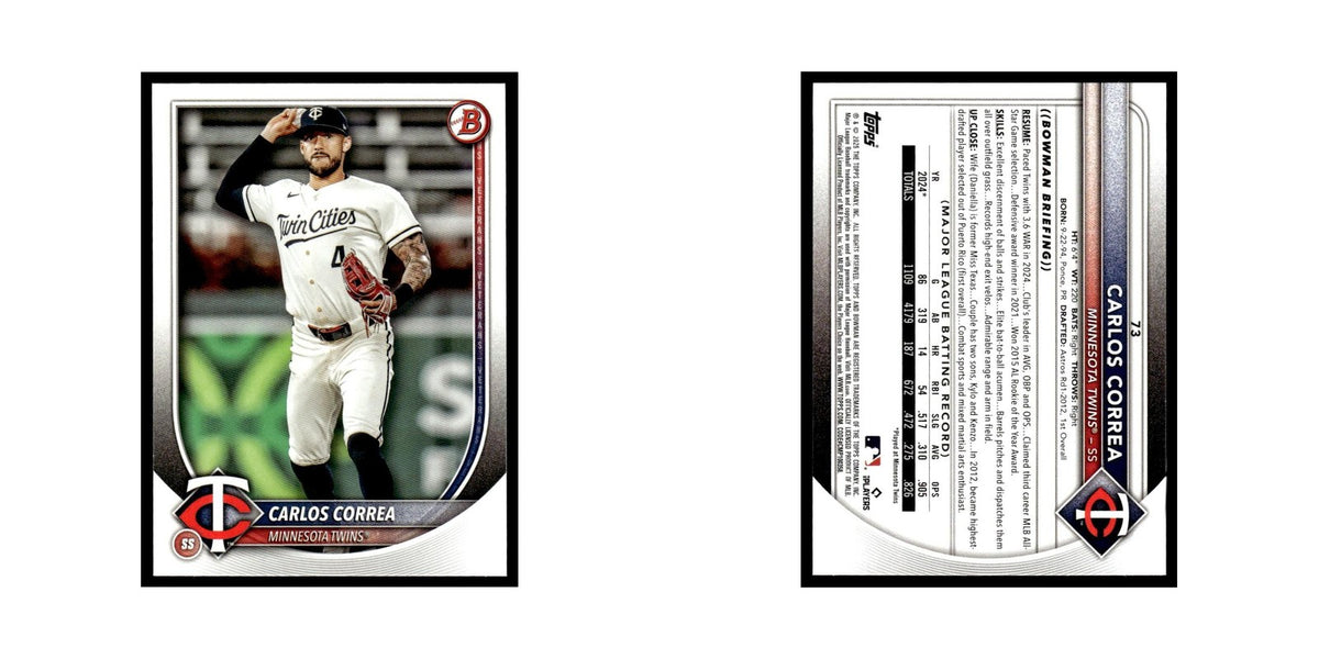 2025 Bowman Carlos Correa Twins #73