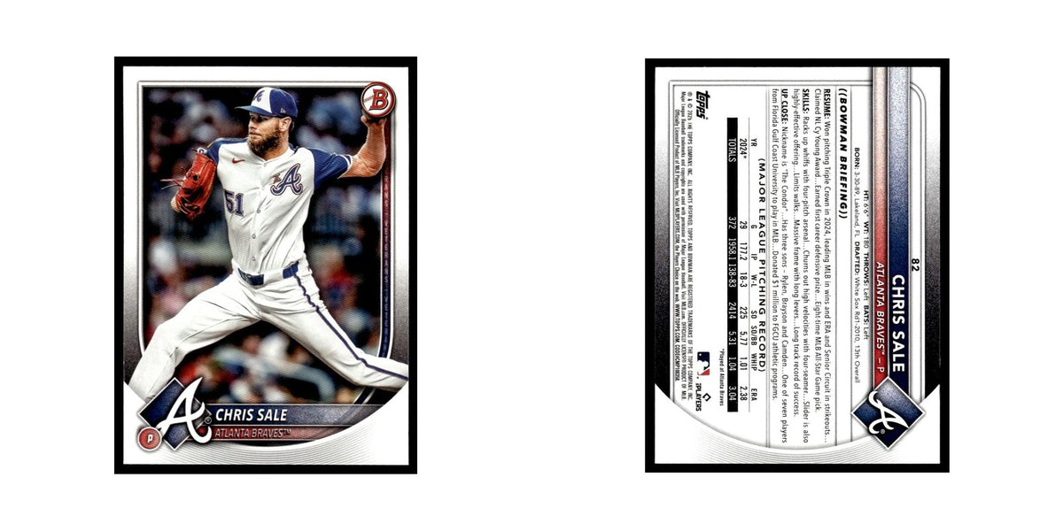 2025 Bowman Chris Sale Braves #82