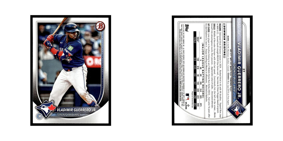 2025 Bowman Vladimir Guerrero Jr. Blue Jays #27