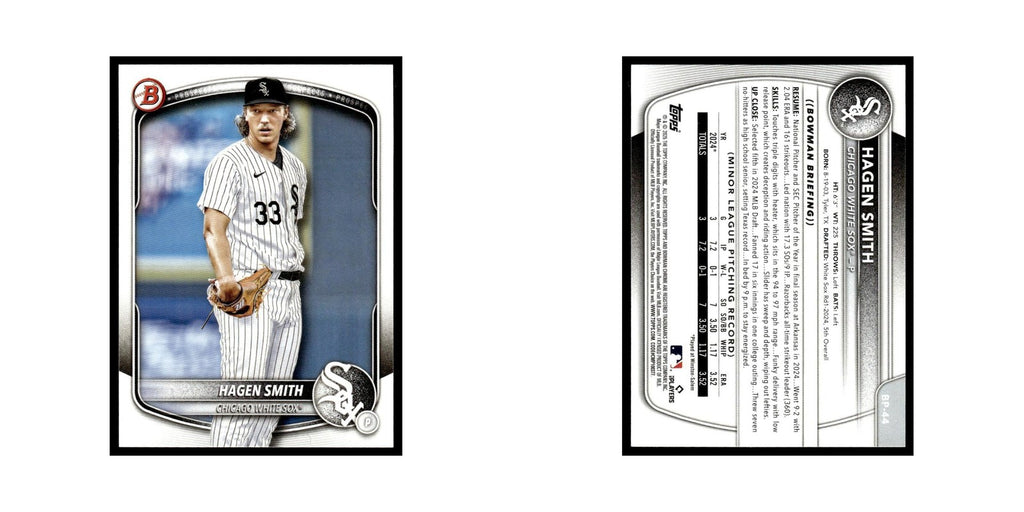 2025 Bowman Prospects Hagen Smith White Sox #BP-44