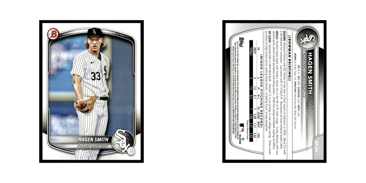 2025 Bowman Prospects Hagen Smith White Sox #BP-44