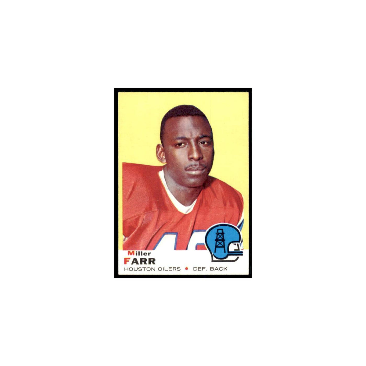 1969 Topps Miller Farr Houston Oilers #50