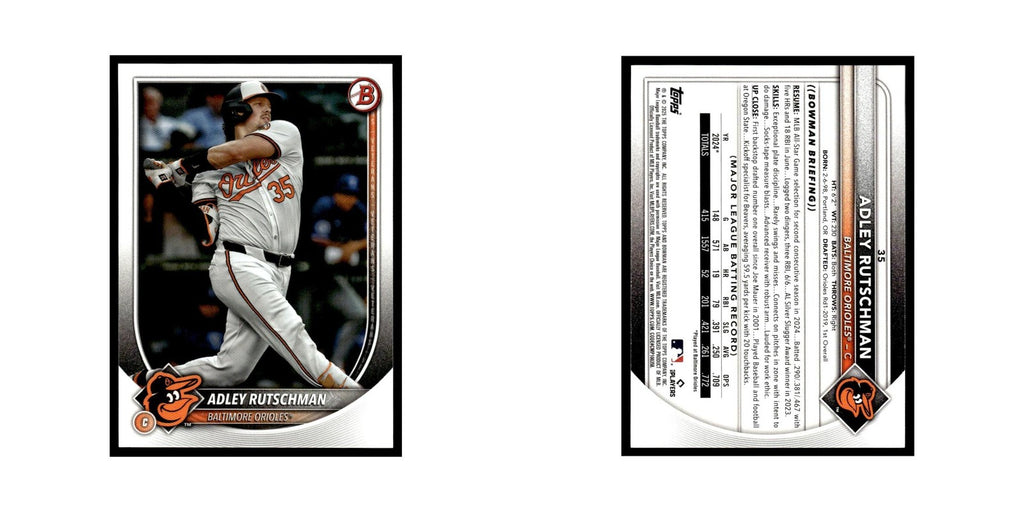 2025 Bowman Adley Rutschman Orioles #35