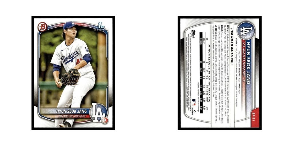 2025 Bowman Prospects Hyun-Seok Jang Dodgers #BP-51