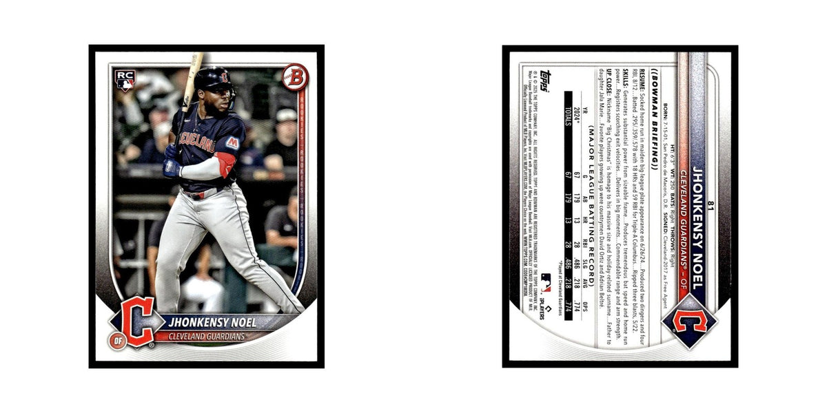 2025 Bowman Jhonkensy Noel RC Guardians #81