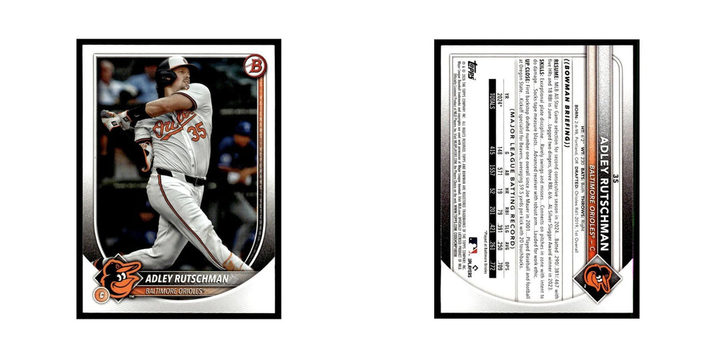 2025 Bowman Adley Rutschman Orioles #35