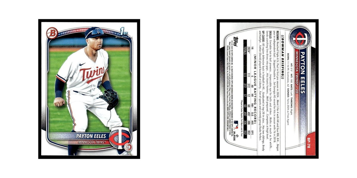 2025 Bowman Prospects Payton Eeles Twins #BP-78